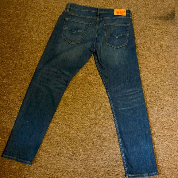 Dark Wash 512 Slim Taper Levis 34x32 - Picture 2 of 3